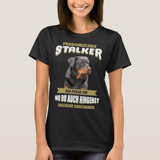 Rottweiler Rotti Dog T-shirt (Voorkant)