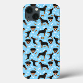 Rottweiler Rottie Cute Dog Patroon Case-Mate iPhone Case