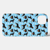 Rottweiler Rottie Cute Dog Patroon Case-Mate iPhone Case (Achterkant (horizontaal))