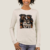 Rottweiler - Rottweilers trouwe beschermers van ki Tri-Blend Shirt (Voorkant)