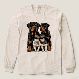 Rottweiler - Rottweilers trouwe beschermers van ki Tri-Blend Shirt