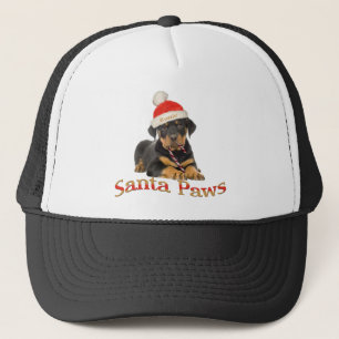 Rottweiler Santa Paws Apparel Trucker Pet