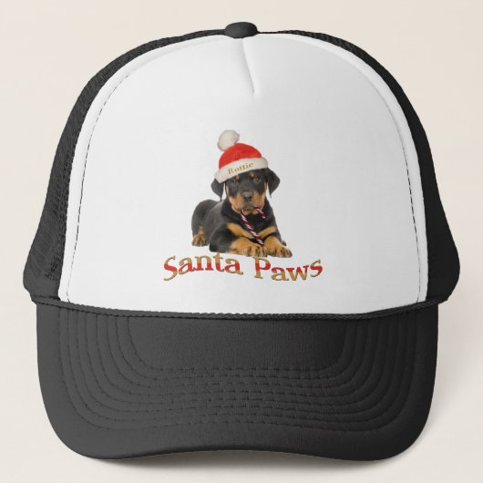 Rottweiler Santa Paws Apparel Trucker Pet (Voorkant)