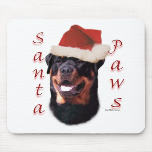 Rottweiler Santa Paws Muismat