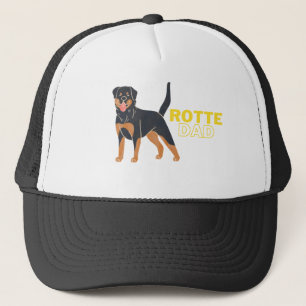 Rottweiler schattig en grappig trucker pet