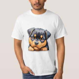 Rottweiler Schattigee mannen tshirts