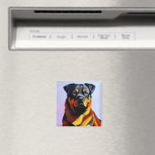 Rottweiler schilderen magneet (Insitu (Vaatwasser))