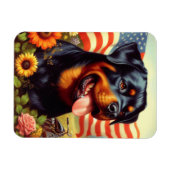 Rottweiler Schilderen Magneet (Horizontaal)