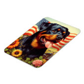 Rottweiler Schilderen Magneet (Linkerzijde)