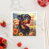 Rottweiler Schilderen Servet (Insitu)