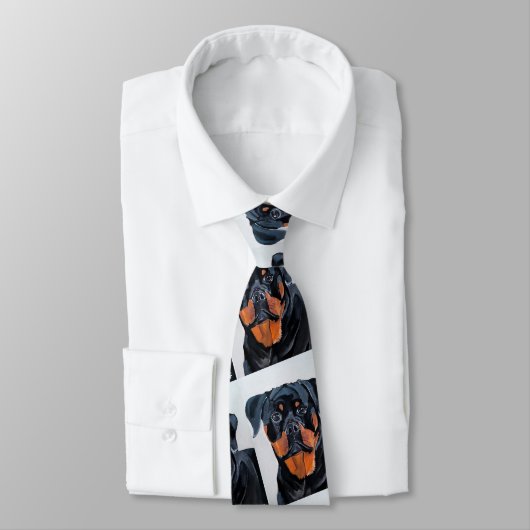 Rottweiler schilderij van Alfred Fox Stropdas (Gebonden)