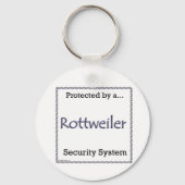 Rottweiler Security System Sleutelhanger (Voorkant)