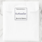 Rottweiler Security System Sticker (Tas)