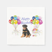 Rottweiler Servet (Voorkant)