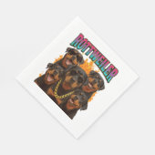 Rottweiler servet (Hoek)