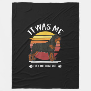 Rottweiler Shirt Gifts Women Men Kids T-Shirt Fleece Deken