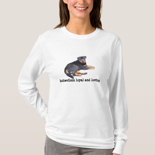 Rottweiler-Shirt T-shirt (Voorkant)
