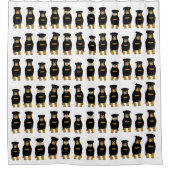 Rottweiler Shower Curtain Douchegordijn (Voorkant)