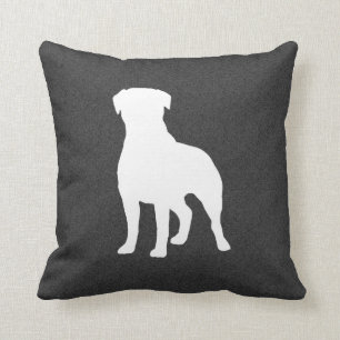 Rottweiler Silhouette Kussen