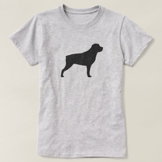 Rottweiler Silhouette T-shirt (Design voorkant)