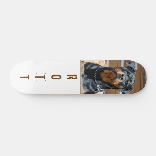 Rottweiler Skateboard (Horizontaal)