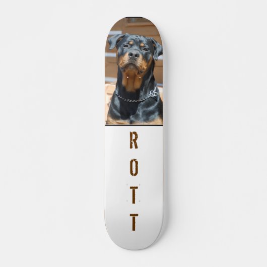 Rottweiler Skateboard (Voorkant)