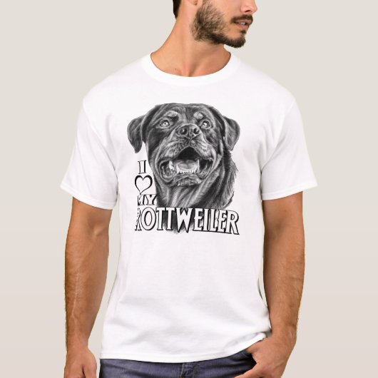 Rottweiler Sketch T-shirt (Voorkant)