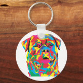 rottweiler sleutelhanger (Voorkant)