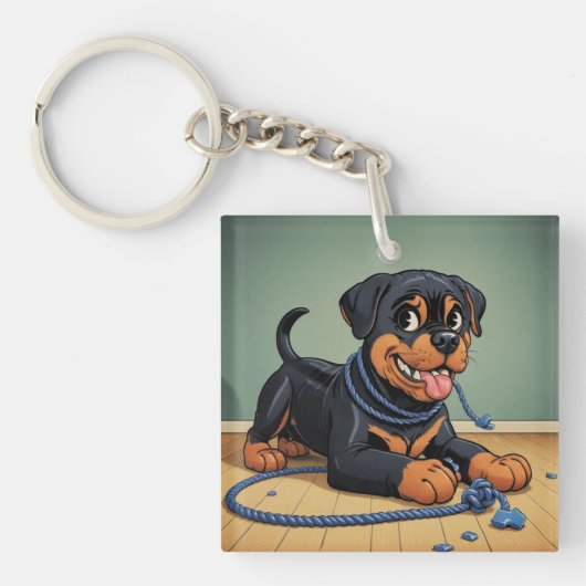 Rottweiler Sleutelhanger (Voorkant)