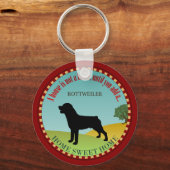 Rottweiler Sleutelhanger (Voorkant)