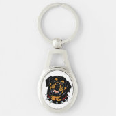 rottweiler sleutelhanger (Voorkant)