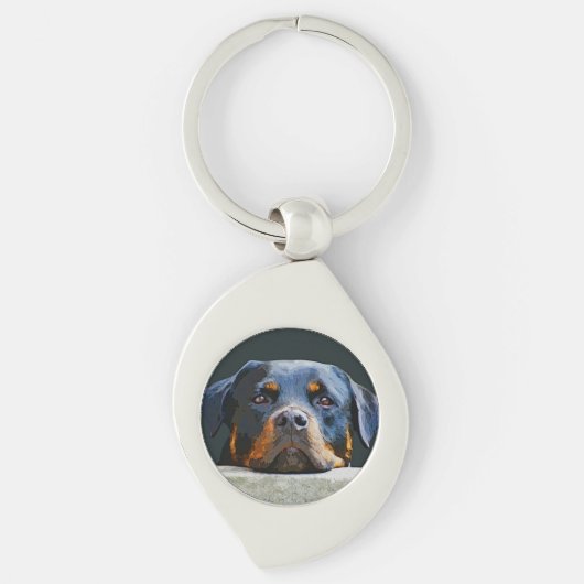 Rottweiler Sleutelhanger (Voorkant)