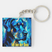 Rottweiler Sleutelhanger (Achterkant)
