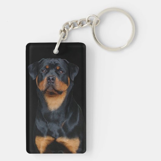 Rottweiler  sleutelhanger (achterkant)