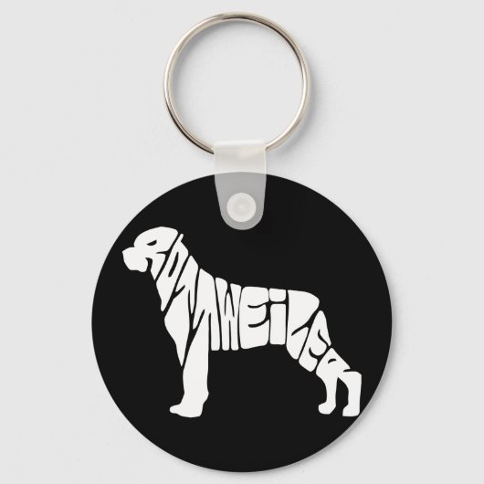 Rottweiler Sleutelhanger (Voorkant)