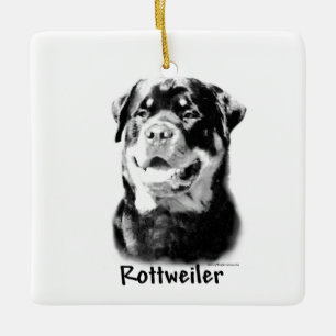 Rottweiler-Sleutelhanger Keramisch Ornament