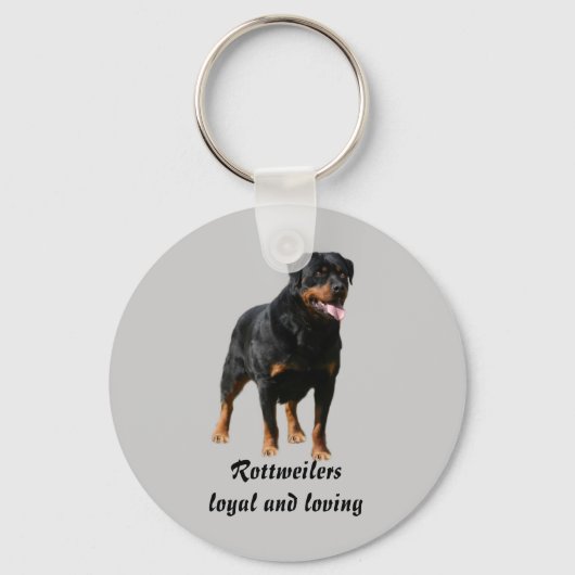 Rottweiler-Sleutelhanger Sleutelhanger (Voorkant)