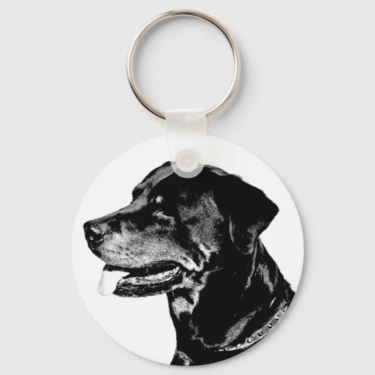 Rottweiler-sleutelhanger Sleutelhanger (Voorkant)