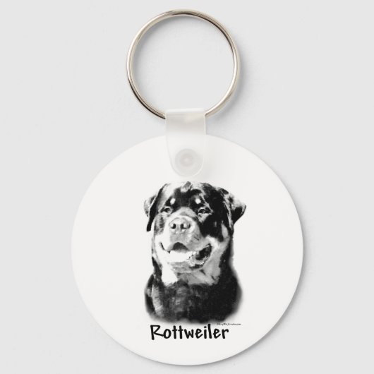 Rottweiler-Sleutelhanger Sleutelhanger (Voorkant)