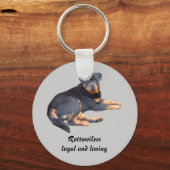 Rottweiler-Sleutelhanger Sleutelhanger (Voorkant)
