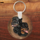 Rottweiler-Sleutelhanger Sleutelhanger (Voorkant)