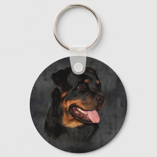 Rottweiler-Sleutelhanger Sleutelhanger (Voorkant)