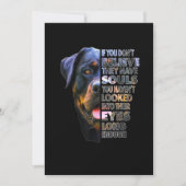Rottweiler Soul I Love Rotties Hondenliefhebber Aankondiging (Voorkant)