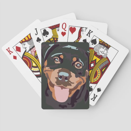 Rottweiler speelkaarten (Achterkant)