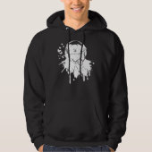 Rottweiler Splatter Graffiti Hoodie (Voorkant)
