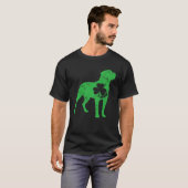 Rottweiler St Patrick s Day Boys Girls Shamrock Do T-shirt (Voorkant volledig)