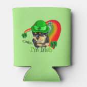 Rottweiler St Patricks Day Blikjeskoeler (Achterkant)
