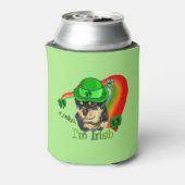 Rottweiler St Patricks Day Blikjeskoeler (Blikje Achterkant)