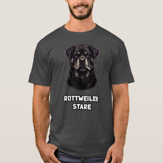 Rottweiler Starende Hond Liefhebber Sterk Ras Desi T-shirt