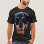 Rottweiler Sterke Confident Hopeful T-shirt (Voorkant)